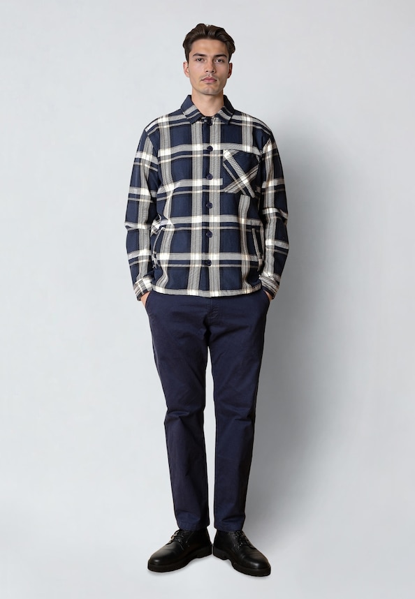 Asher Checked Overshirt-1