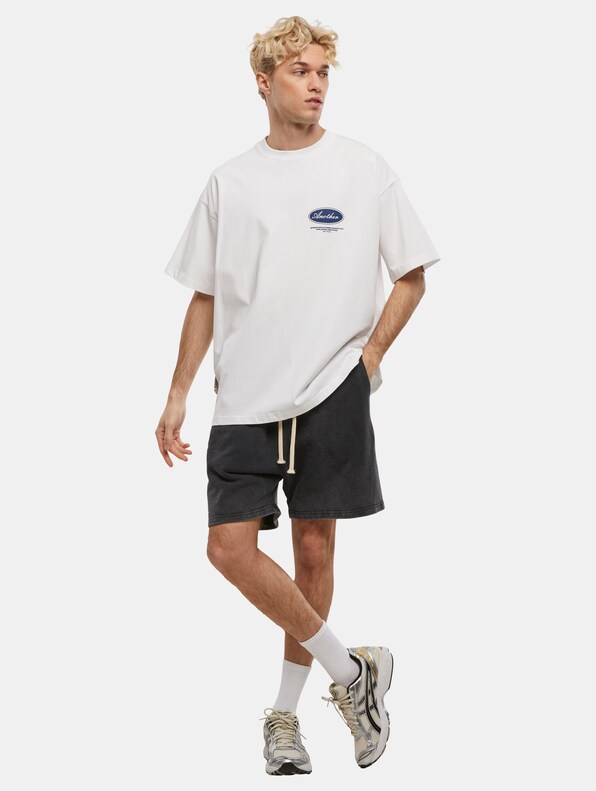 Another Signature Washed Oversized Shorts-3