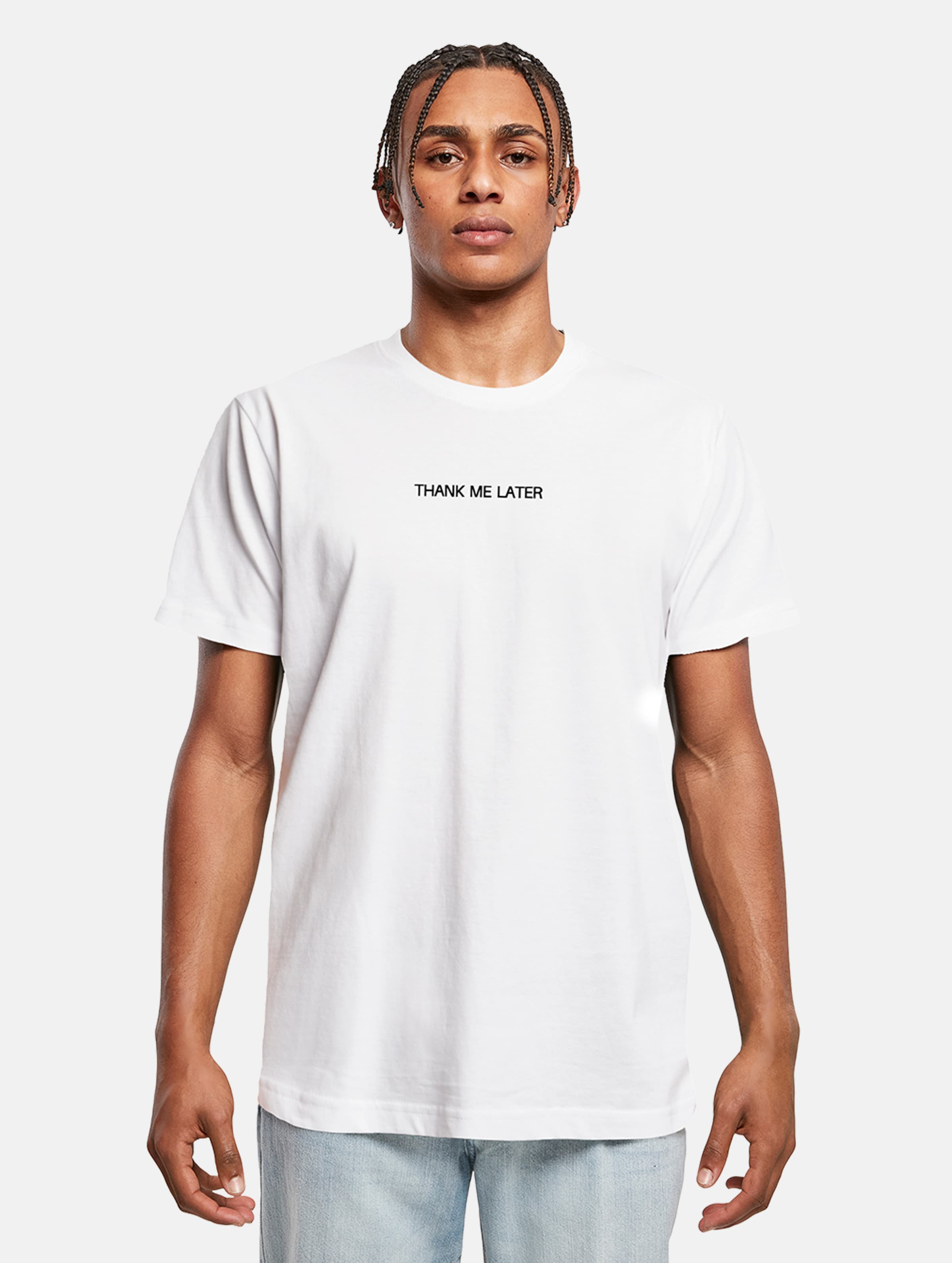 Mister Tee - Thank Me Later Heren Tshirt - L - Wit