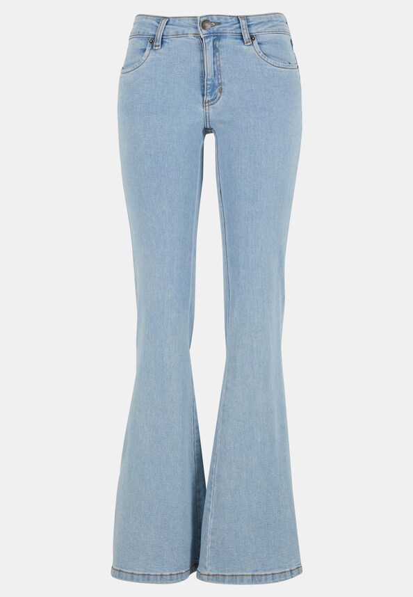 Ladies Organic Low Waist Flared -2