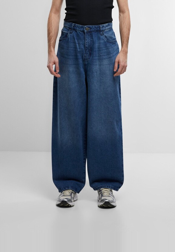 Urban Classics Tapered Heavy Ounce Baggy Jeans-4
