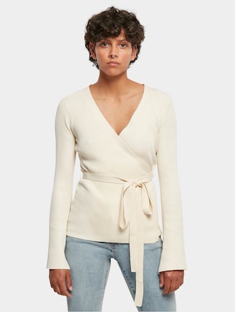Ladies Rib Knit Wrapped 