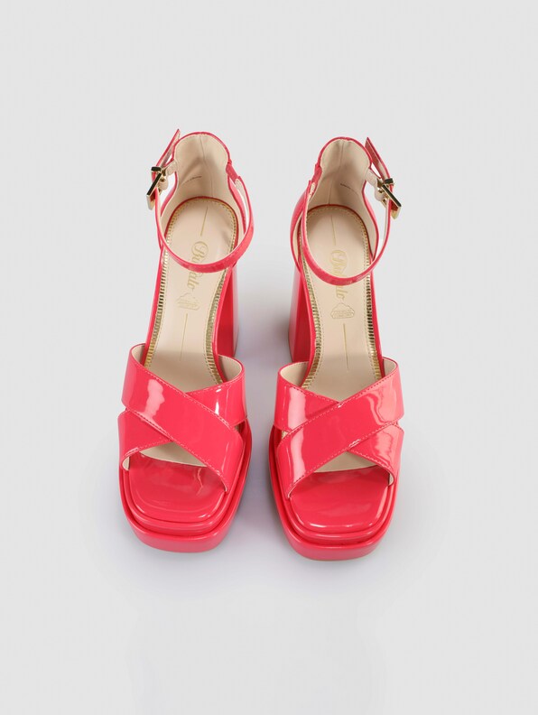 Buffalo May Cross Sandal Heel-3