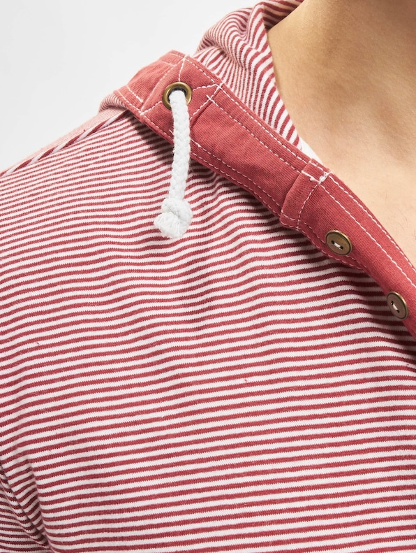 Fine Stripe Button Jersey -4
