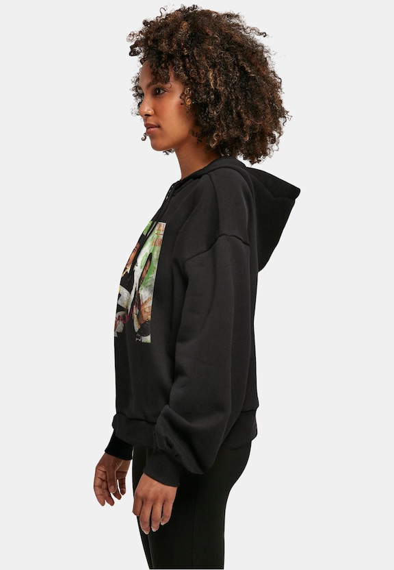 Ladies Eric B & Rakim - Paid in full Organic Oversized Hoody-2
