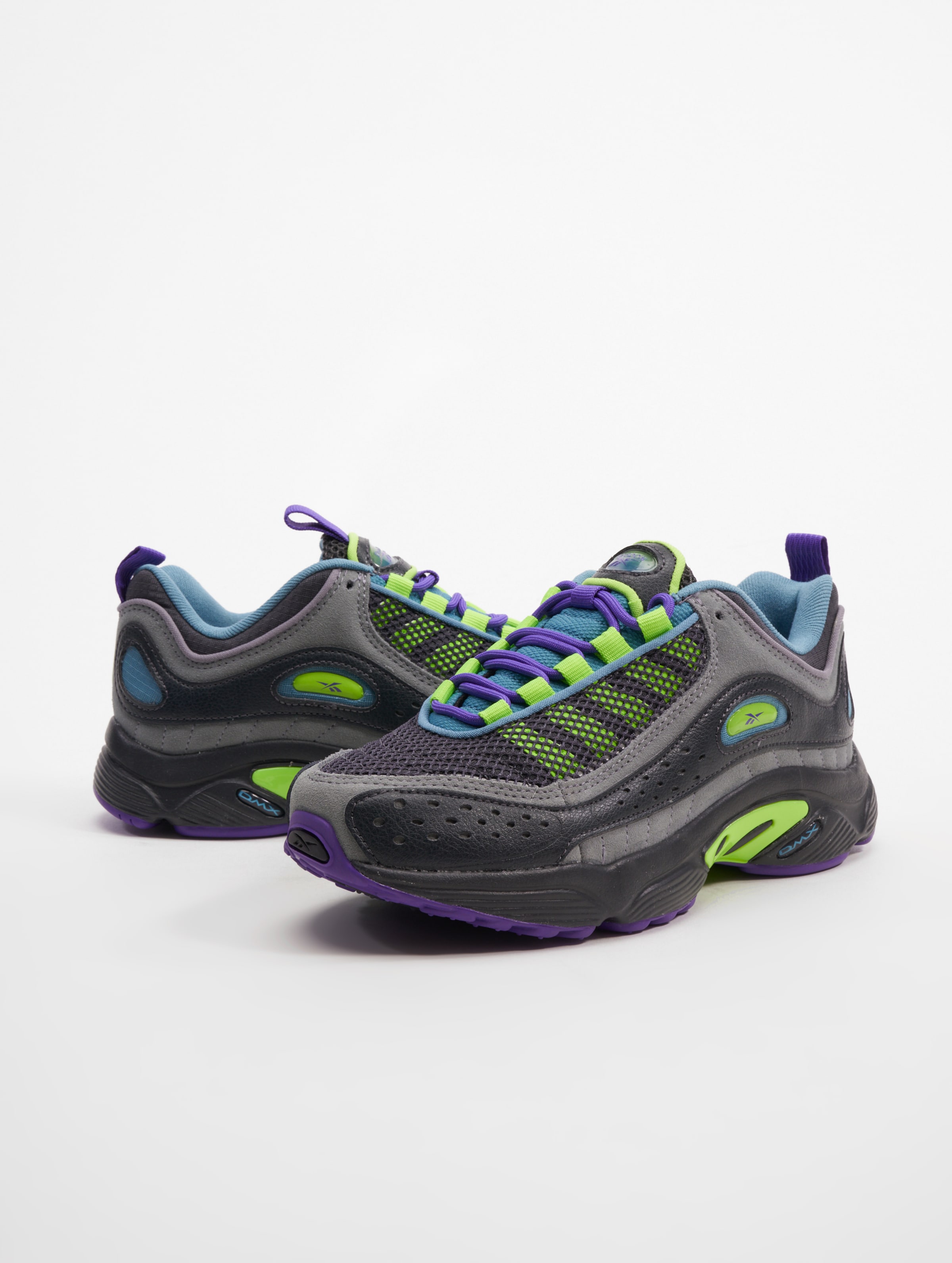 Reebok Daytona DMX II Schuhe op kleur grijs, Maat 36.5