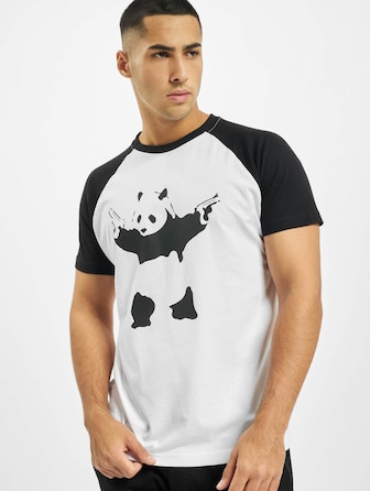 Brandalised - BanksyÂ´s Graffiti Panda Raglan Tee