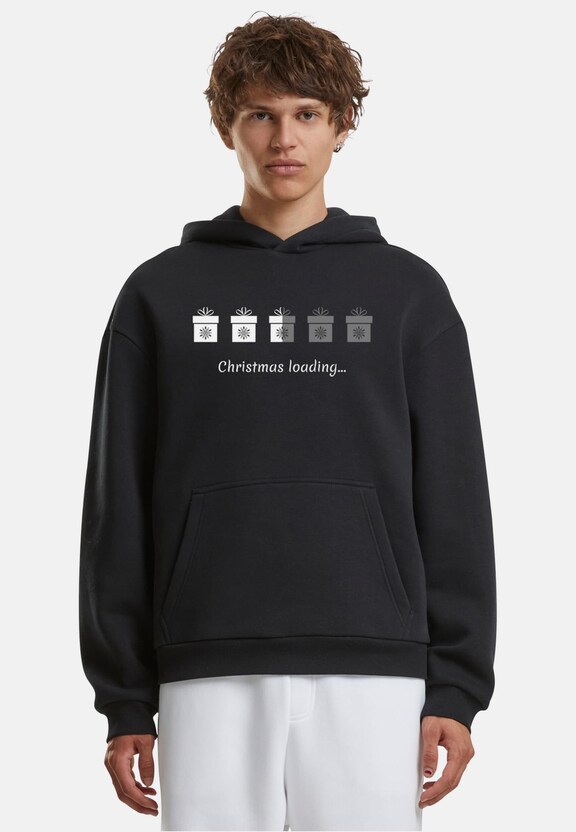 Christmas Gifts Loading Fluffy Hoody-0