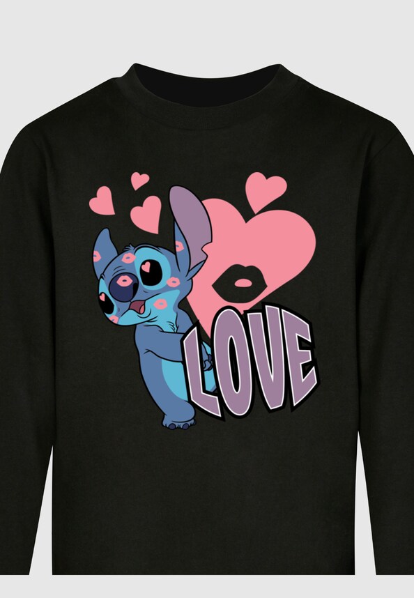 Kids Lilo And Stitch - Love Hearts Longsleeve-2