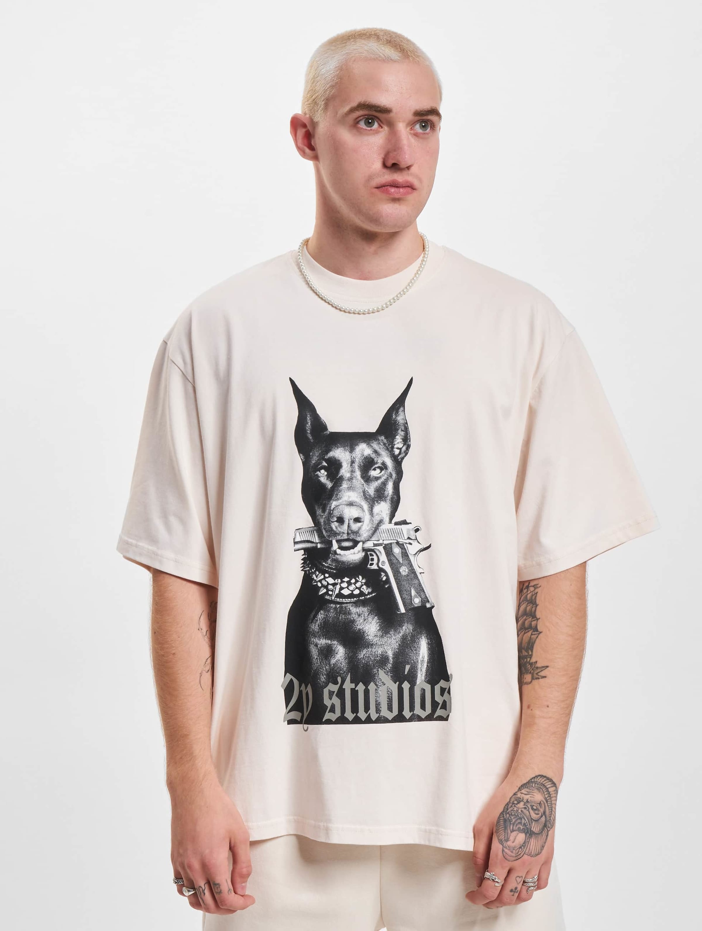 2Y Studios Doberman Oversize T Shirt