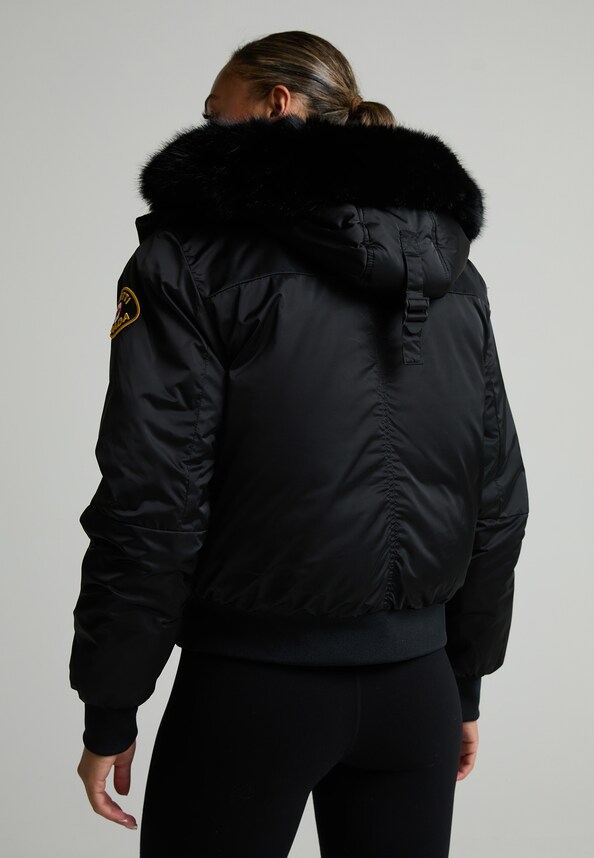 W OLIVIA PLATINUM HOODED BOMBER JACKET-1