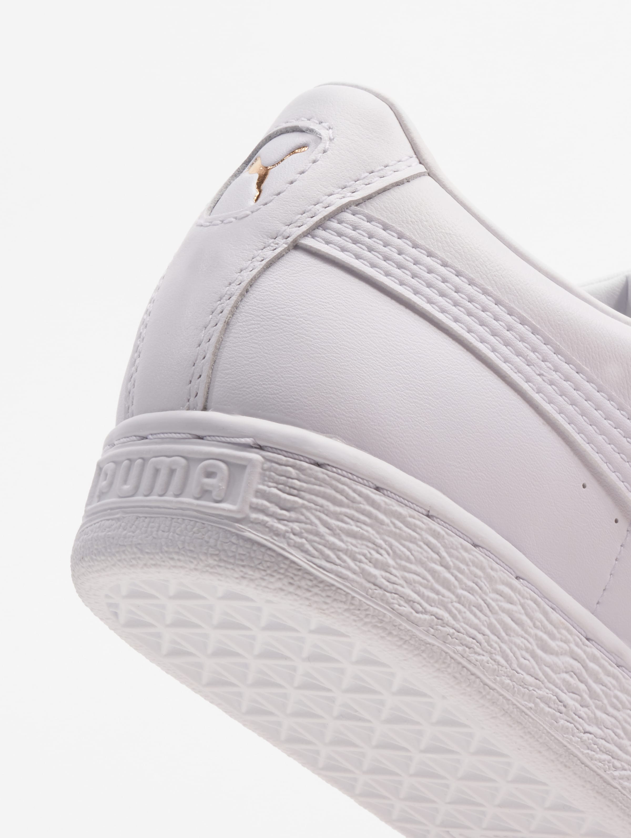 Puma basket classic discount gum - white