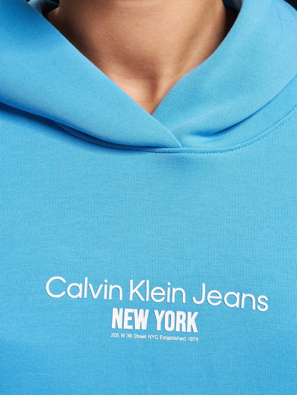 Calvin Klein Jeans Rib Insert Interlock Hoodie-3