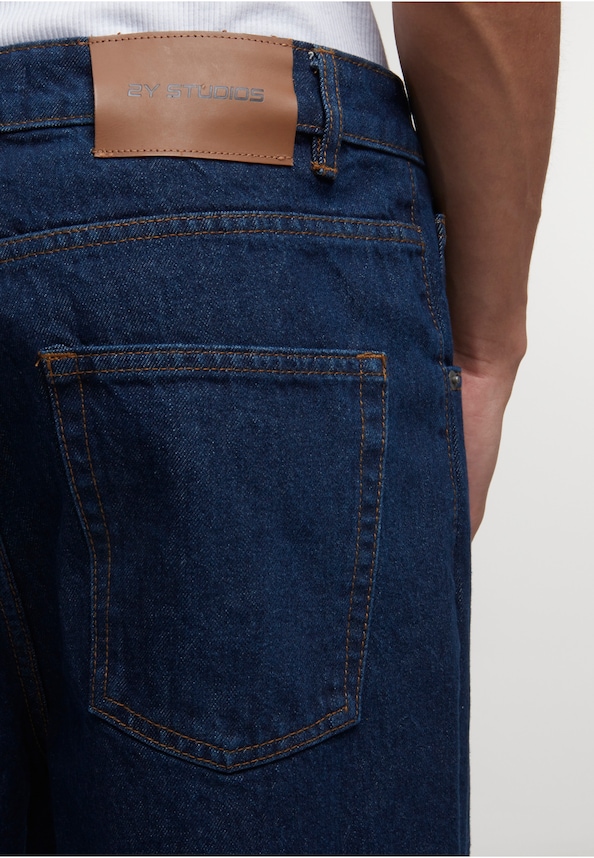 Adrik Basic Baggy Jeans-6