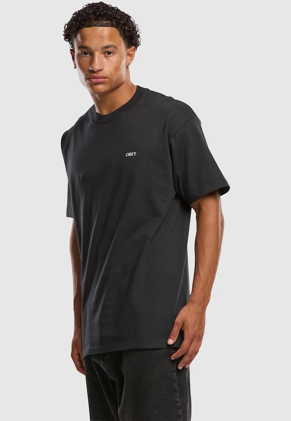 Obey Torn Icon Face T-Shirt-0
