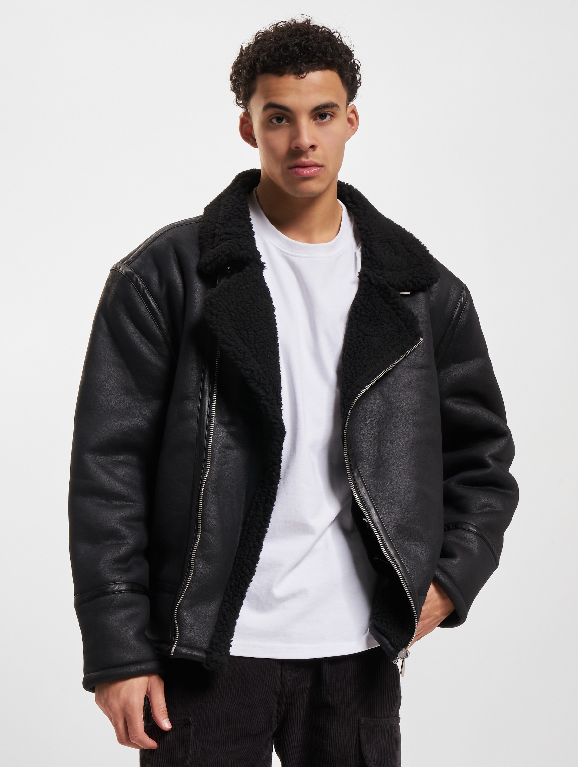 Redefined Rebel Leather Jacket Mannen op kleur zwart, Maat S