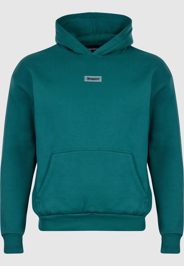 HEAVY OVERSIZE MIDDLE RUBBER PATCH HOODIE-0