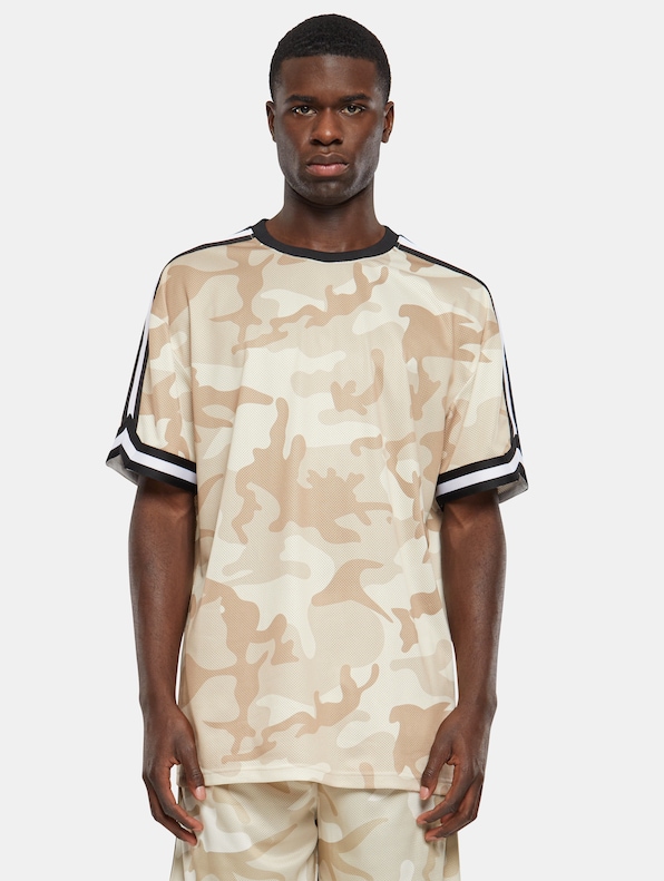 Urban Classics Oversized  Mesh AOP T-Shirts-0