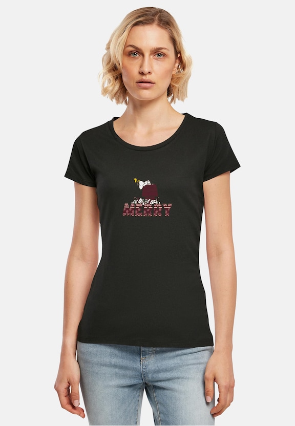 Ladies Peanuts Merry Basic-0