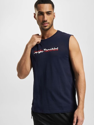 Sergio Tacchini Tobin T-Shirt Navy/Adrenaline