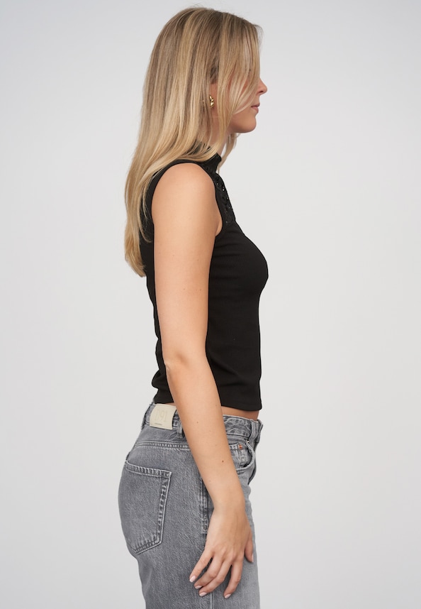 Lace Choker Top-3