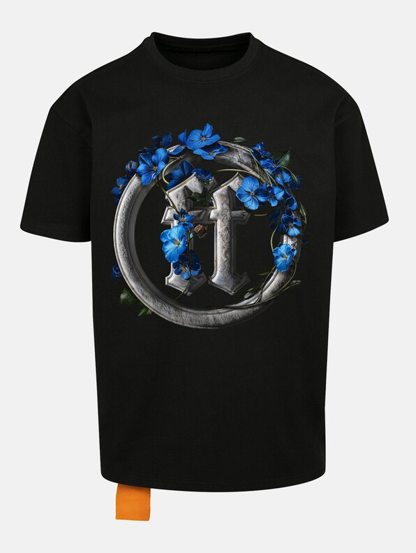 Forgotten Faces Faded Flowers Oversize T-Shirts-3