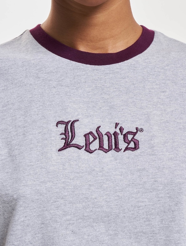 Levi's® Graphic Classic T-Shirt Dark Varsity Starstruck Heather Grey/Forest-3