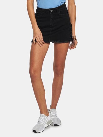 Ladies Denim Lace Up Skirt