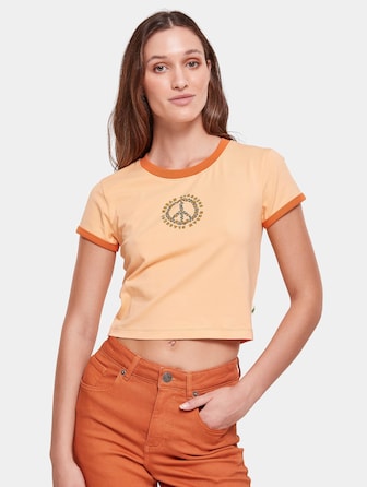 Ladies Stretch Jersey Cropped 