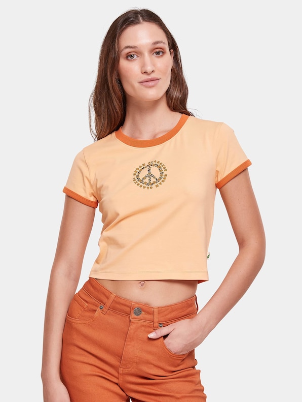 Ladies Stretch Jersey Cropped -0