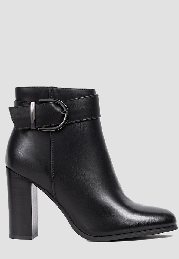 Schuh Kunstleder Stiefelette-2