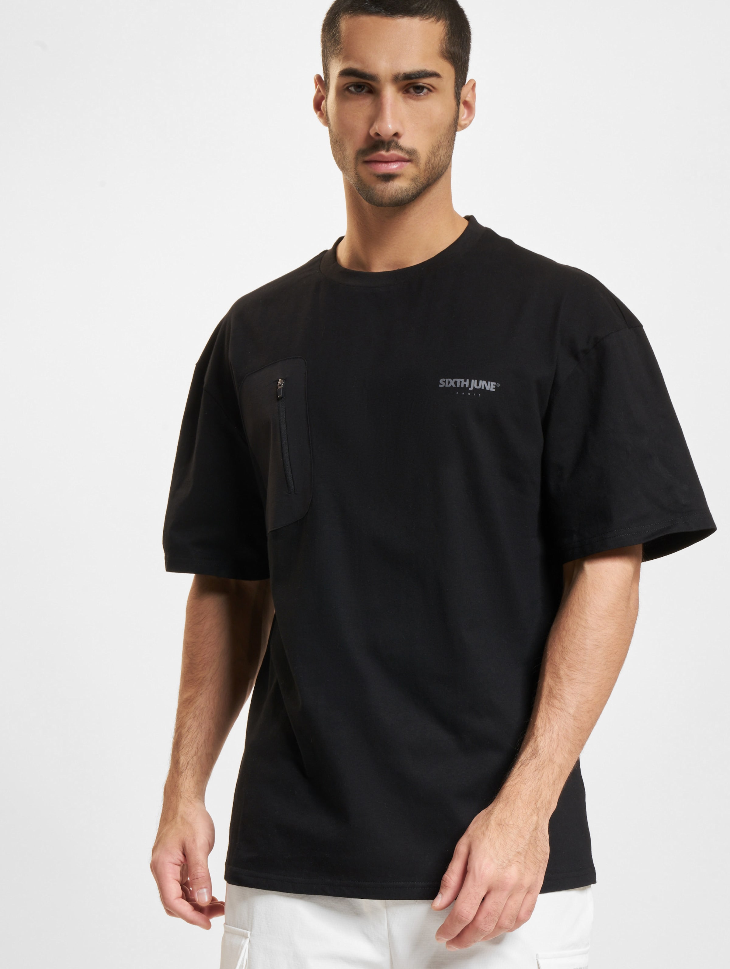 Sixth June Nylon Tech T-Shirts Männer,Unisex op kleur zwart, Maat S