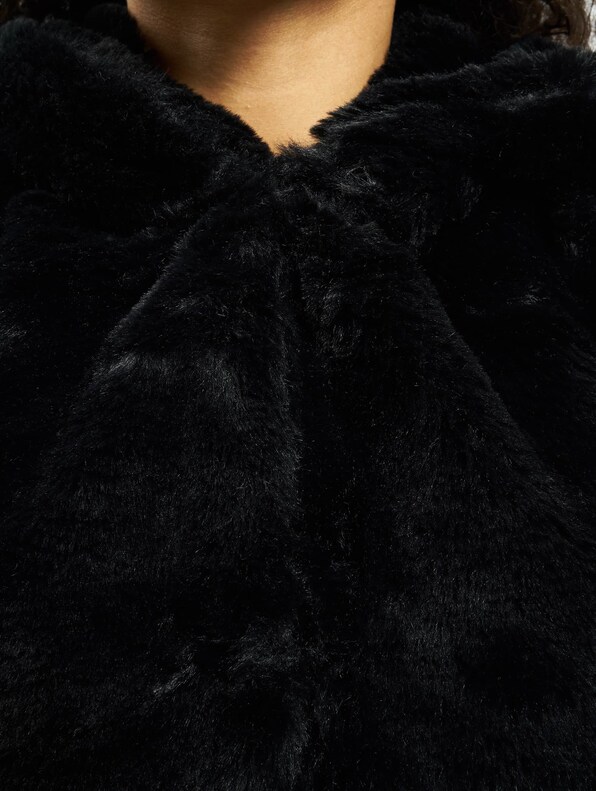 Ladies Hooded Faux Fur-3