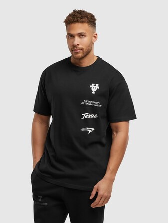 Mister Tee Upscale Texas Longhorns Leather Oversize Tee