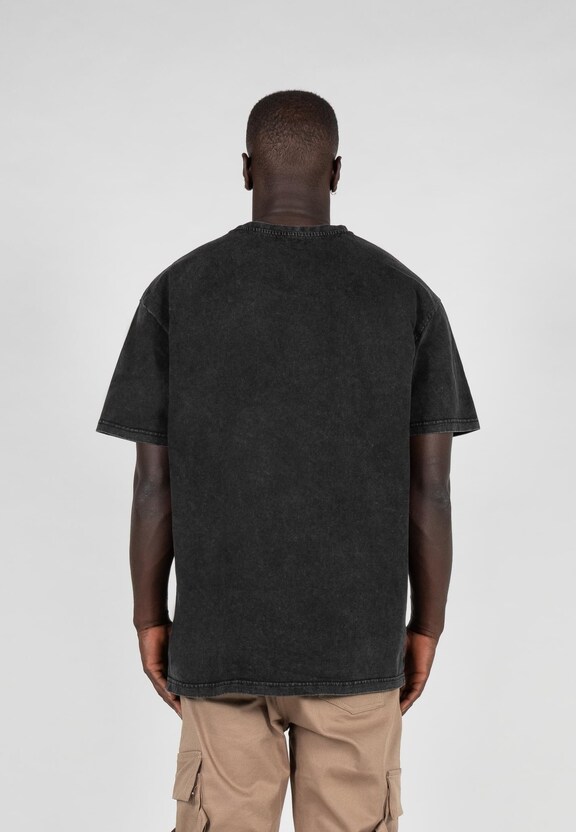 Circle x Acid Washed Heavy Oversized Tee-1