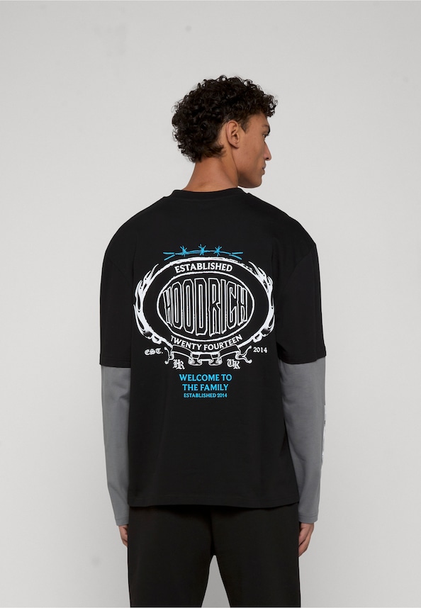 Noir _ Oversized Longsleeve Tshirt-1