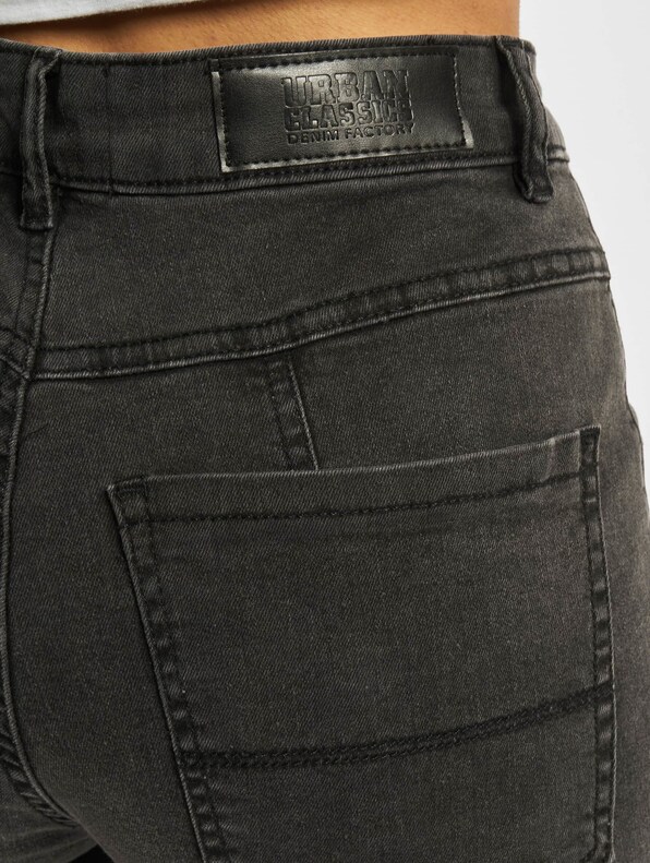 Ladies Straight Slim Denim High Waist-4