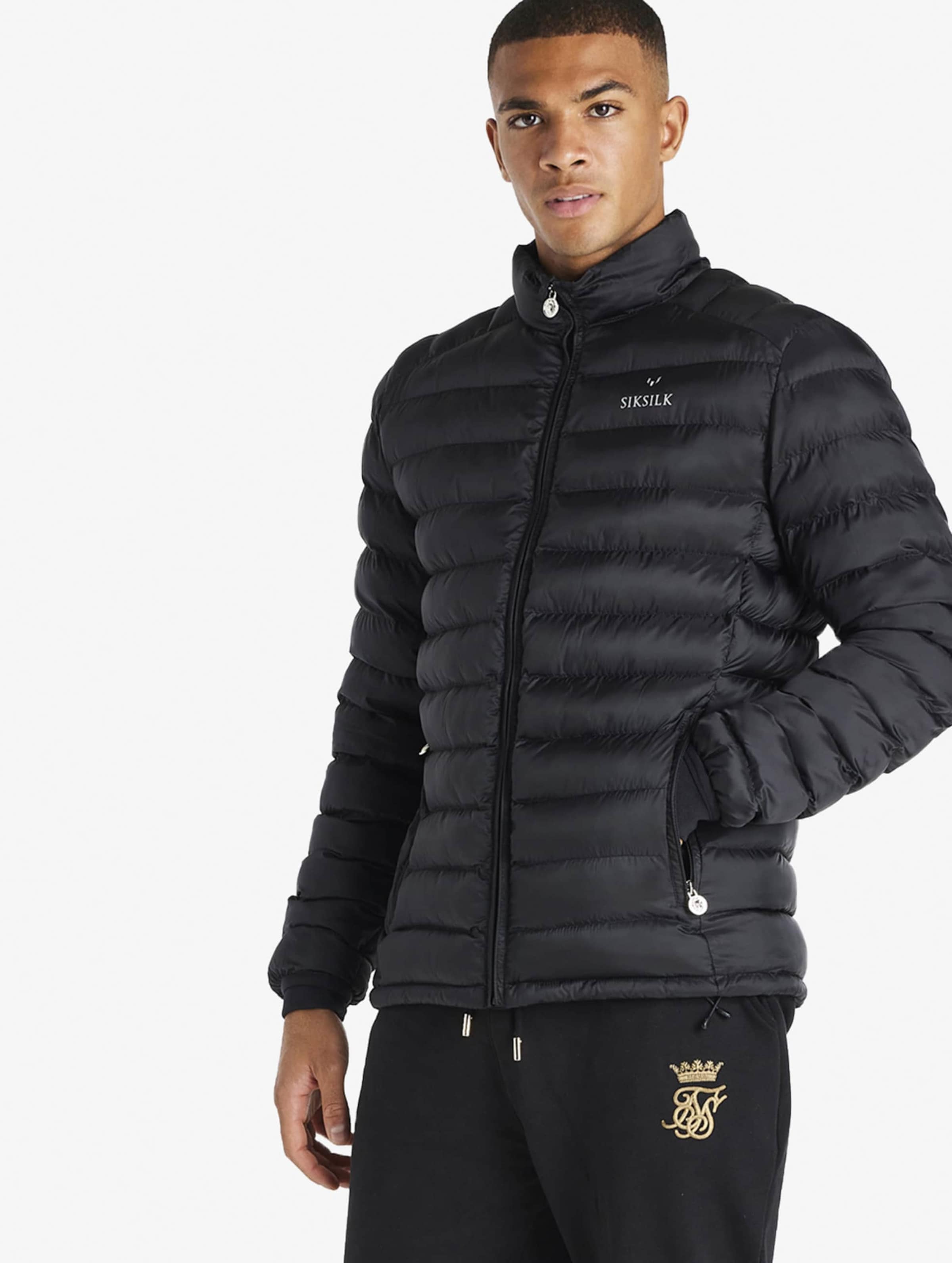 Sik silk hotsell black puffer jacket