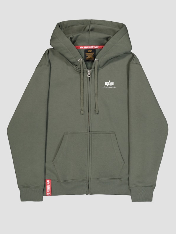 Alpha Industries Basic Zip Hoodies-0