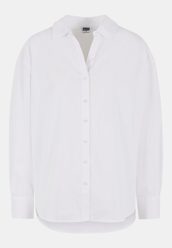 Urban Classics Ladies Oversized Cotton Blouse-4