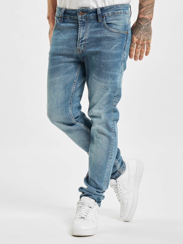 Denim Project Mr Red Light Destroy Slim Fit Jeans-2