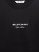 I believe in Riot T-Shirt Black-2