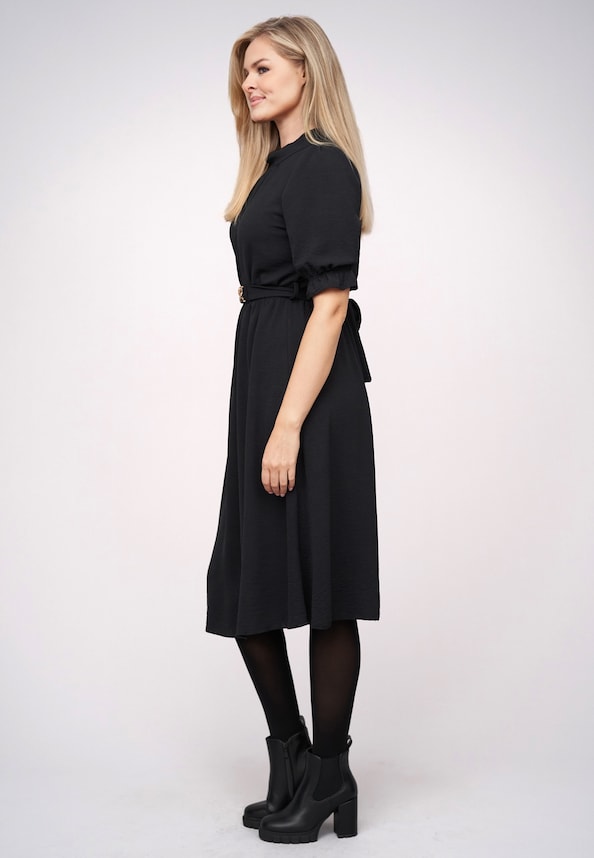 Dress with Chain-Belt-2