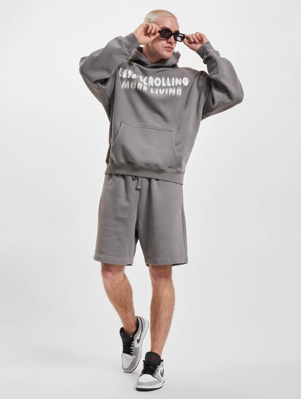 2Y Less Scrolling Oversize Hoodie-5