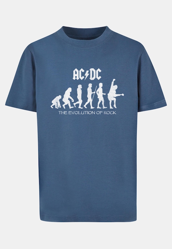 Kids ACDC - Evolution Of Rock Basic T-Shirt-0