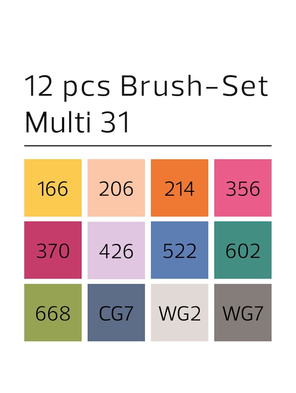 Brush 12pcs Special #31-2