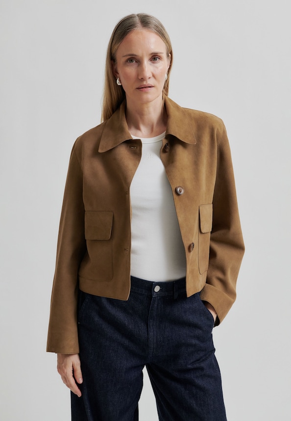 Noomi Suede Jacket-0