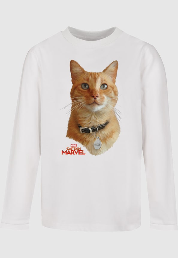 Kids Captain Marvel - Goose Photo Longsleeve-0