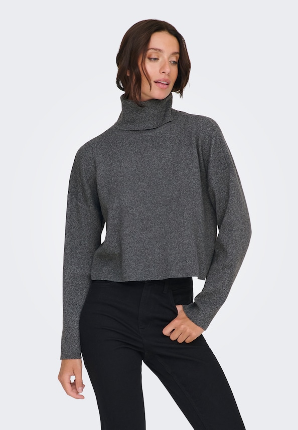 ONLAMA LIFE LS RIB ROLLNECK CC KNT-0