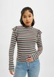Rib Striped Volant-2